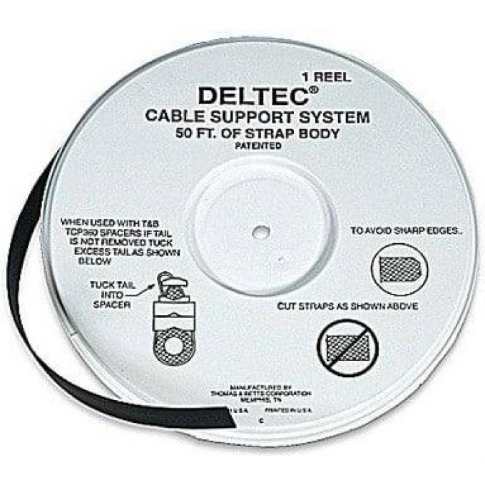 Хомут и обвязка для кабелей THOMAS & BETTS TYD-50R 494409