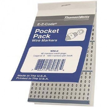 Маркировочная книжка THOMAS & BETTS WM-0 496977 Маркировочная книжка THOMAS & BETTS WM-0 496977