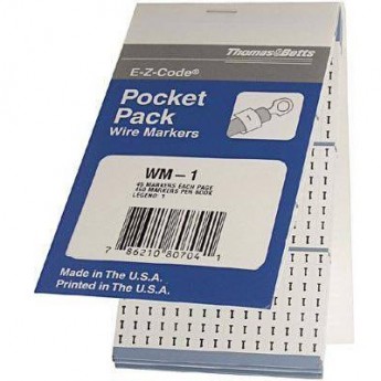 Маркировочная книжка THOMAS & BETTS WM-1 496982 Маркировочная книжка THOMAS & BETTS WM-1 496982