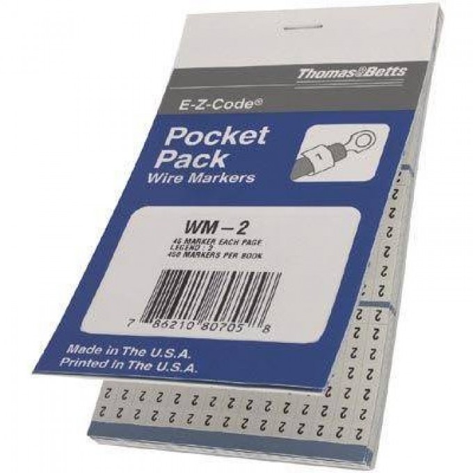 Маркировочная книжка THOMAS & BETTS WM-2 496984