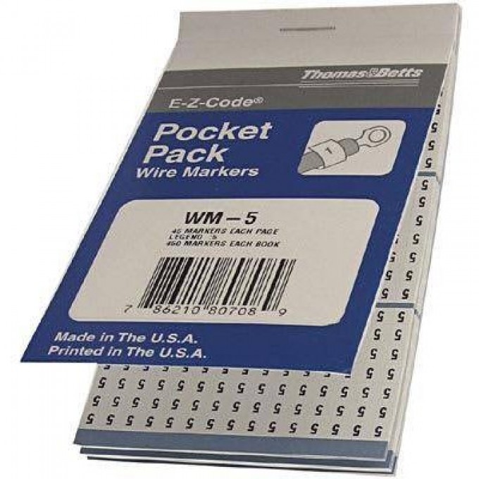 Маркировочная книжка THOMAS & BETTS WM-5 496988