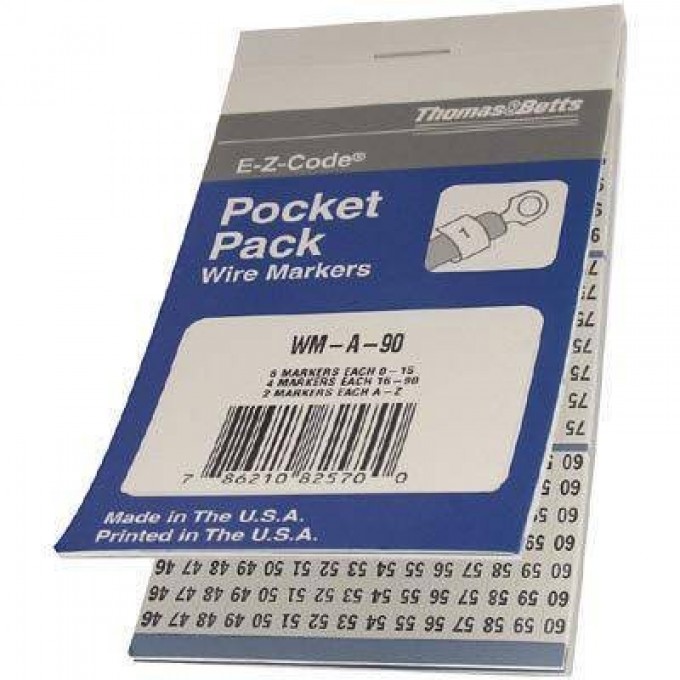 Маркировочная книжка THOMAS & BETTS WM-A-90 496994
