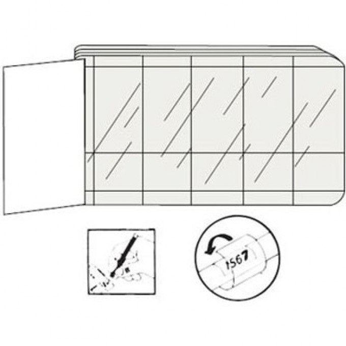 Ярлык и аксессуар THOMAS & BETTS WM-BW34 497131